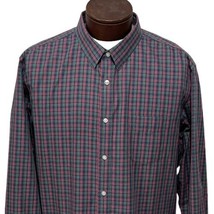 UNTUCKit Ropiteau Men&#39;s Wrinkle Free Plaid Cotton Button Down Shirt Size... - $28.47