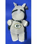 Vtg Green Bay Packers Teddy Bear Super Dog Plush Football w/ Tag - $13.37 CAD