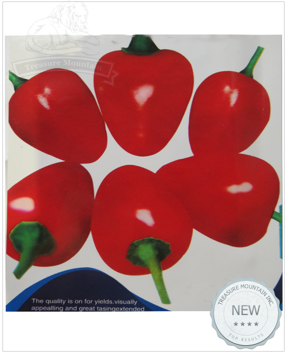  1 500 Red Pickled Bubble Hot Chili Peppers All NON-Gmo Heirloom Seeds - £9.65 GBP