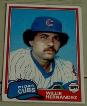 Willie Hernandez, Cubs,  1981 #238  Topps Baseball Card GD COND - £0.77 GBP