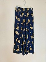 Urban Outfitters Womens Sz XS Wide Leg Pants Goucho Pull On Elastic Waist floral - £12.58 GBP