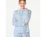 Joyspun Women&#39;s Hacci Long Sleeve Henley Sleep Top, 1-piece, Size XL (16... - $15.83