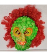 Vintage Rare The Fly Monster Halloween Green Mask Red Hair Costume #9205 - $115.97 CAD