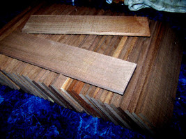 30 Beautiful Thin Kiln Dried Sanded Black Walnut 12&quot; X 3&quot; X 1/4&quot; Lumber Wood - £49.78 GBP