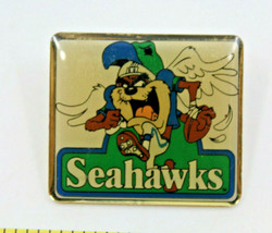 NFL Seattle Seahawks Taz Tasmanian Devil Looney Tunes Collectible Pin Vintage 92 - £17.40 GBP