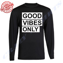 Good Vibes Only T-Shirt Long Sleeve - £14.34 GBP