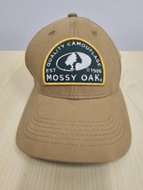 Mossy Oak Tan Camouflaged Outdoor Cap Mesh Snap Back Cap - £15.21 GBP