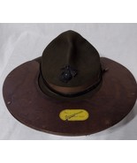 Marine Corps DI Campaign Cover Drill Instructor  Hat Vintage Over 60 Yea... - $210.50 CAD