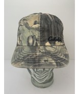 Vintage Cabelas Camo Hat Hunting Lined Cap with Ear Flaps Camouflage Med... - €34,36 EUR