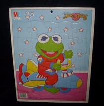Vintage 1987 Jim Hensons Muppet Babbies Kermit The Frog Kids Puzzle 25 Piece - £5.94 GBP