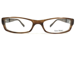 Vera Wang Eyeglasses Frames V083 SU Brown Rectangular Full Rim 52-16-135 - £24.49 GBP