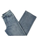 LAUREN RALPH LAUREN Womens Cropped Wide Leg Denim Jeans,Blue,12 - £69.95 GBP