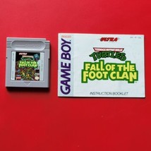 Teenage Mutant Ninja Turtles: Fall of the Foot Clan w/ Manual Game Boy Original - £22.39 GBP