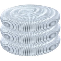 70143 Pvc Dust Collection Hose (4 Inch X 20 Feet), Flexible Clear View H... - £71.93 GBP