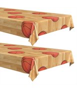 HOME &amp; HOOPLA Basketball and Sports Party Supplies - Wood Court Plastic ... - £12.70 GBP