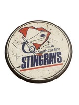 Vintage Old South Carolina Stingrays Ice Hockey Logo Puck ECHL Minor League - £8.31 GBP