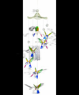 Spoontiques Hummingbird Acrylic Wind Chime, Multicolor - £28.30 GBP
