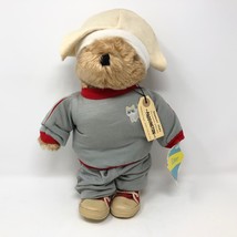 VTG NWT Paddington Bear 15&quot; Darkest Peru EdenToys Plush Jogging Suit Hat Workout - $27.71