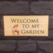Welcome To My Garden Sign, Allotment Birds Workshop Nanny Grandad Plaque... - $13.61