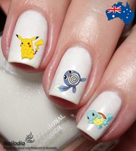 Pokemon Nail Art Decal Sticker Water Transfer Slider - £3.64 GBP