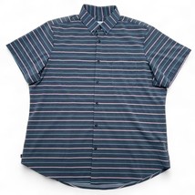 Mizzen Main Mens XL Shirt Standard Fit Short Sleeve Leeward Button Down ... - £27.97 GBP