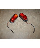  2 Jaguar XJS XJ6 Side Red Marker Lights Lucas Part# SAE P1 68 L824 2 Ne... - $98.39