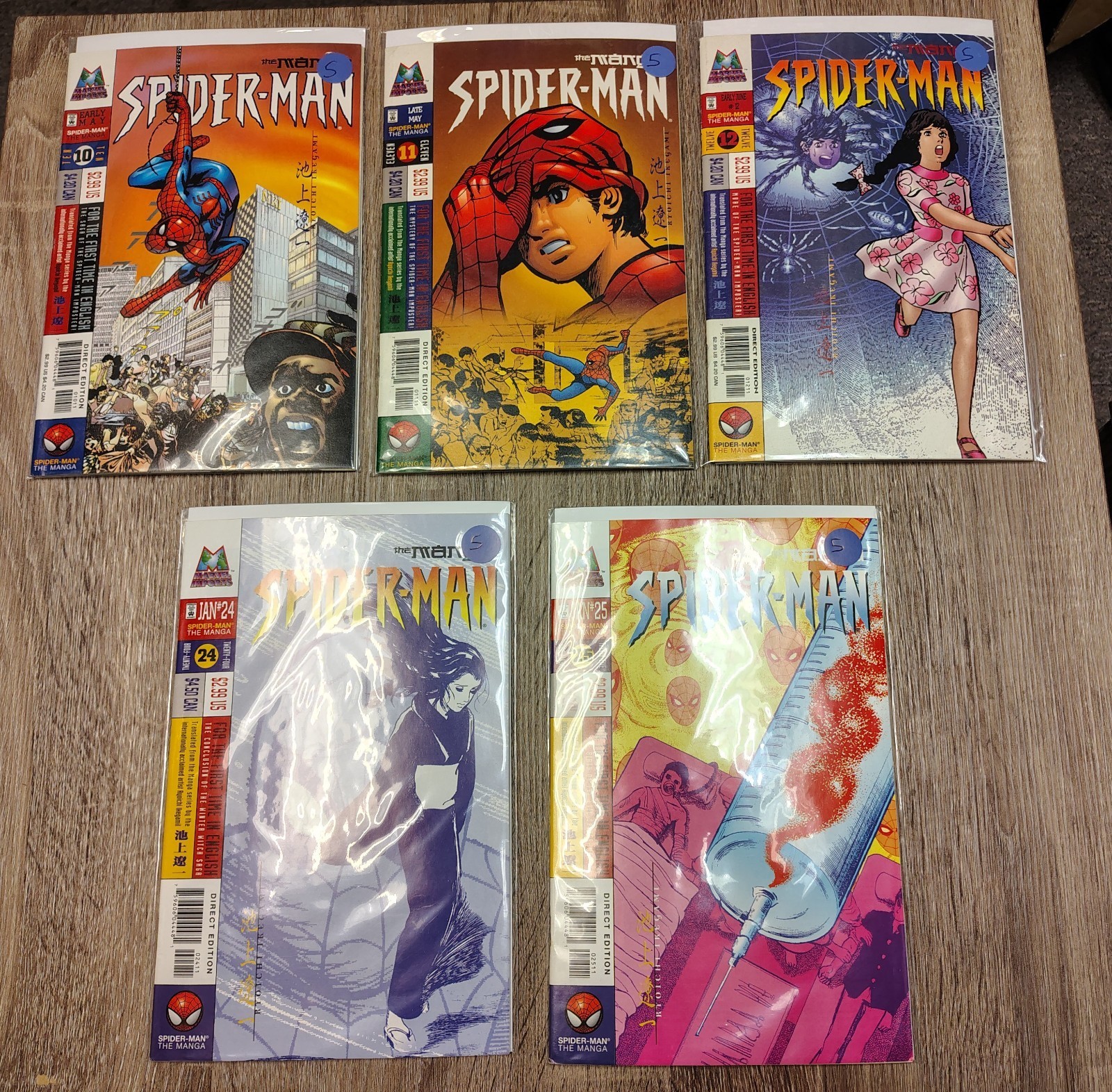 SPIDER-MAN: The MANGA (Marvel Imports) Lot of 11 issues(3-6, 8-12, 24, 25) Item image 11