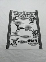 Reaper Miniatures Warlord 25mm Heroic Scale Fantasy Advertisement Flyer - $17.33