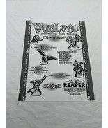 Reaper Miniatures Warlord 25mm Heroic Scale Fantasy Advertisement Flyer - $324.41 MXN