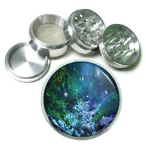 Fireflies D1 Aluminum Herb Grinder 2.5" 63mm 4 Piece Glow Bugs - £13.36 GBP