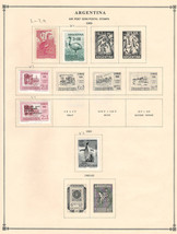 ARGENTINA 1960-1964 VF  Mint &amp; Used Semi-Postal Stamps Hinged on list: 2 Sides - £1.77 GBP