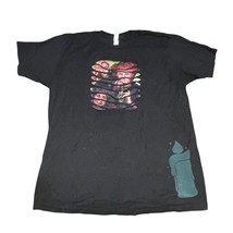 Upcycled Black Tee Shirt Women XL Sanderson Sisters Halloween Hocus Pocus - $8.99
