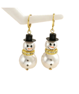NEW Fashion 3D Snowman Drop Earrings for Women - 18K Gold - €8,12 EUR