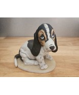 *VINTAGE 1983 HOMCO &quot;MASTERPIECE PORCELAIN&quot; BASSETT HOUND FIGURINE - $26.22 CAD