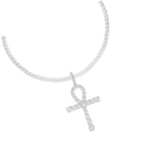 Men&#39;s 4mm Real Solid 925 Sterling Silver Tennis Chain - £426.83 GBP