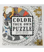Cat Color Your Own Puzzle 18&quot; x 24&quot; by Cardinal 300 Pcs - £19.91 GBP