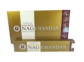 Vijayshree Golden Nag Chandan Parfüm Masala Sandelholz Räucherstäbchen... - £15.01 GBP