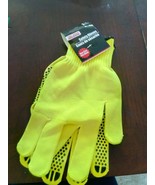 1 Pair - Tool Bench Neon Safety Work Gloves with Non-Slip Grip Dots - $223.90 MXN