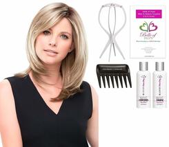 Bundle 6pc Sandra Synthetic Hand Tied Wig by Jon Renau, Wide Tooth Comb,... - $486.20+