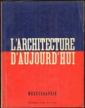 Architecture Today Antique Book French 1938 Museum History - £116.75 GBP