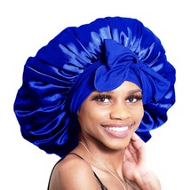 BONNET QUEEN Silk Satin Bonnet for Sleeping Women Adjustable - £12.99 GBP