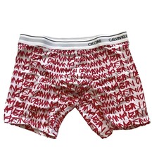Calvin Klein Men&#39;s Underwear Boxer Brief, NB2226033 White/Red, Size: Medium - £17.82 GBP