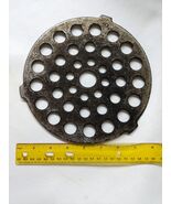 Griswold Nickel Plated Cast Iron Dutch Oven Trivet Size 8 No 206 Unrestored - $105.89