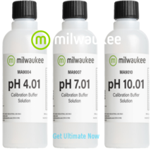 Milwaukee pH Calibration Solution combo pack (Ph 4.01, PH7.01,&amp;Ph 10.01) - £47.07 GBP