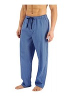 40$ CLUB ROOM Men&#39;s Woven Medallion Pajama Pants, Navy Blue, XXL - $19.79
