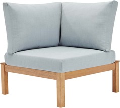 Modway Eei-3694-Nat-Lbu Freeport Corner Chair, Natural Light Blue - £402.86 GBP