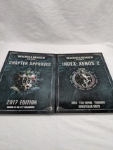 Lot Of (2) Warhammer 40K Expansion Sourcebooks Chapter Approved Index: X... - £28.03 GBP