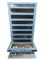 Model Train Set Building Scenery Union Pacific Skyscraper and Starbucks ... - $49.45