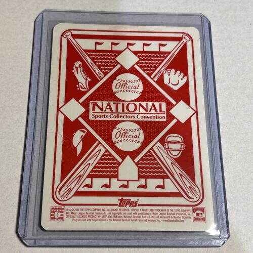 2016 Topps National Convention '51 Topps VIP #30 Warren Spahn Item image 2