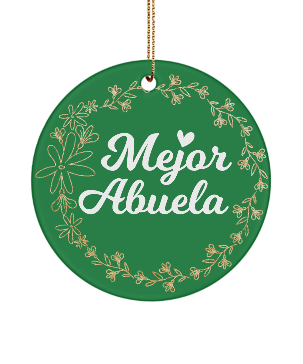 Mejor Abuela  Ornament  Best  Grandmother Spanish Mexican Latino Grandmo... - $15.95